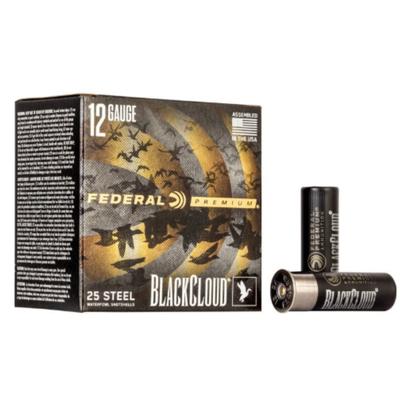 Federal - Black Cloud FS Steel, 12 Gauge, 4 Shot, 3 in, 1 1/4 oz, 1450 fps - Box of 25 Rounds