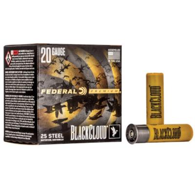 Black Cloud FS Steel, 20 Gauge, 2 Shot, 3 in, 1 oz, 1350 fps - Box of 25 Rounds