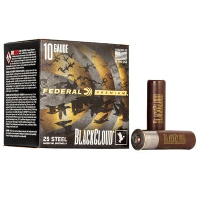 Black Cloud FS Steel, 10 Gauge, 2 Shot, 3-1/2 in, 1 5/8 oz, 1375 fps - Box of 25 Rounds