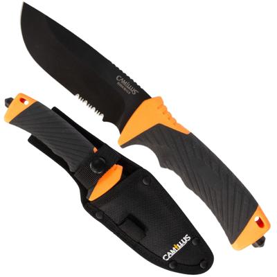 Camillus Rhinoback / 10 OVA / Drop point 4.23 Blade /  3Cr13 stainless steel / Orange