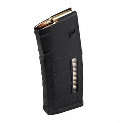 Magpul PMAG 25 LR/SR Gen M3 Window 7.62x51 Magazine (pinned to 5) Black. MAG 292-BLK-5