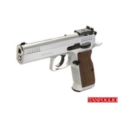 Tanfoglio Stock II Semi-Auto Pistol Chrome 9mm 113mm / 4.45