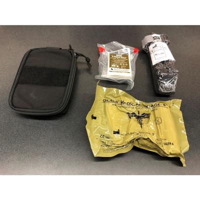 CTOMS Operator IFAK Bundle Black Pouch First Aid Package