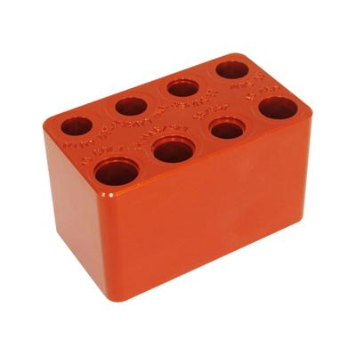 Lyman 8-Hole Handgun Cartridge Checker Gauge 380 ACP 9mm Luger 38 Super 40 S&W 45 ACP 38 Special 357 Magnum 44 Special 44 Remington Magnum 45 Colt (Long Colt) 7833000