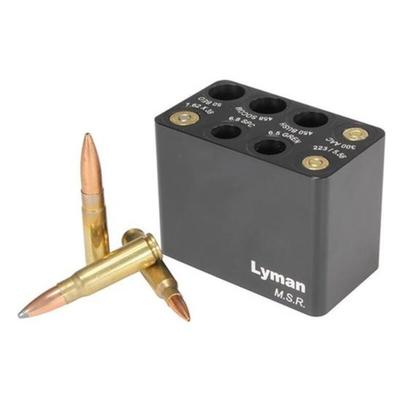 Lyman MSR Ammo Checker Block Aluminum Black 7833003