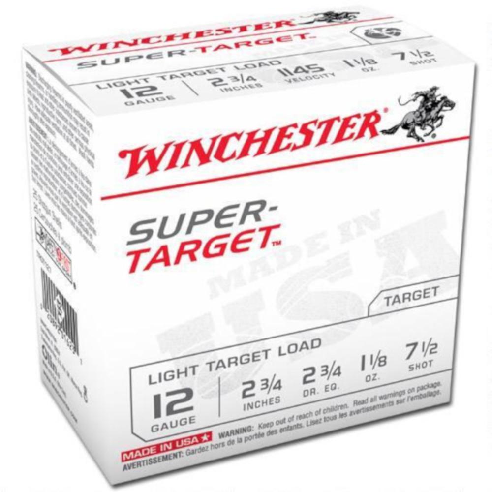  Winchester Super Target 12 Gauge Shotgun Shells 2 3/4 