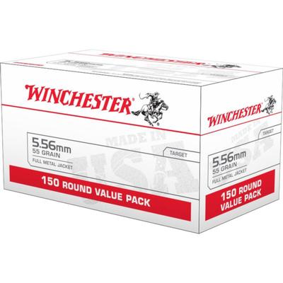 Winchester 5.56 NATO M193 55gr FMJ Value Pack - 150 Rounds