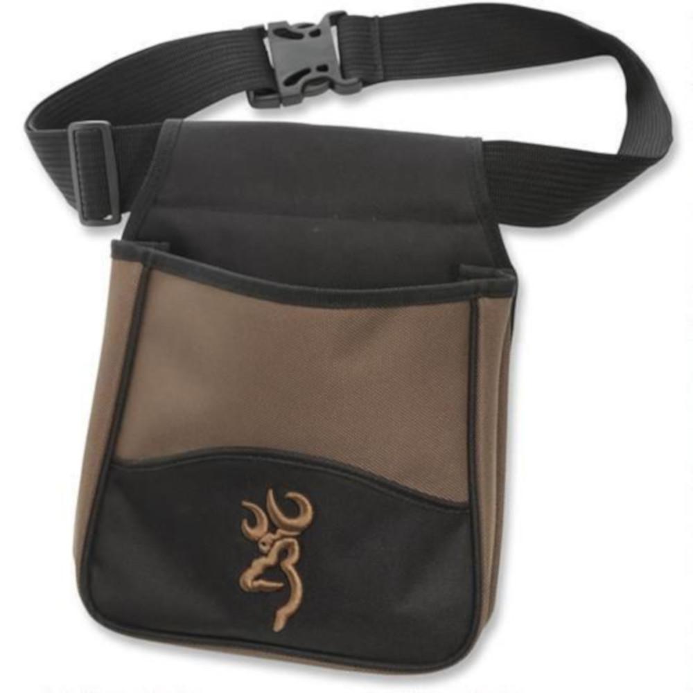  Browning Hidalgo Shell Pouch Canvas Black And Brown 121041893