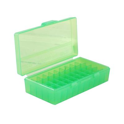 MTM Flip-Top Ammo Box 10mm Auto 40 S&W 45 ACP 50-Round Plastic Green