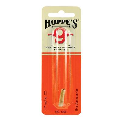 Hoppe's Cleaning Rod Conversion Adapter .17 Rod to .22 End Adapter Silver 1400