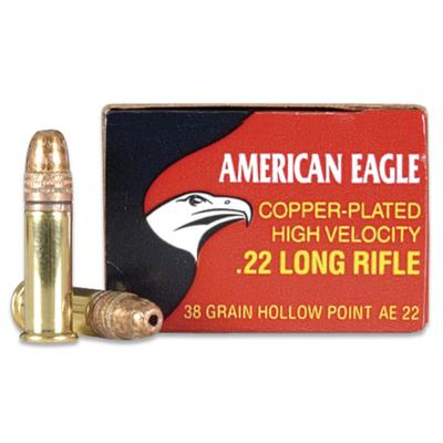 Federal American Eagle .22LR 38gr JHP 1260 fps AE22 - Box of 40