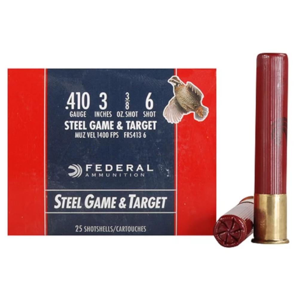  Federal Game & Target Ammo 410 Bore # 6 Shot 3 