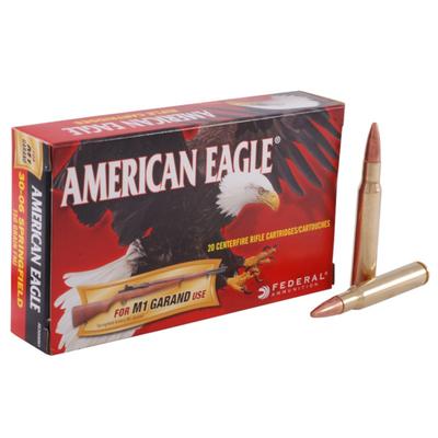 Federal American Eagle Ammo 30-06 Springfield (M1 Garand) 150gr FMJ FMJ  - Box of 20