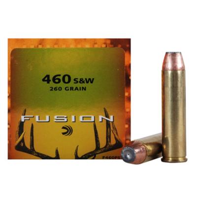 Federal Fusion Ammo 460 S&W Magnum 260gr Jacketed HP - Box of 20