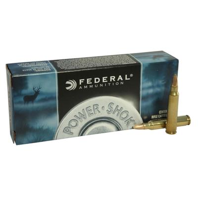 Federal Power-Shok Ammo .223 Rem SP 55gr 3240 fps 223A - Box of 20