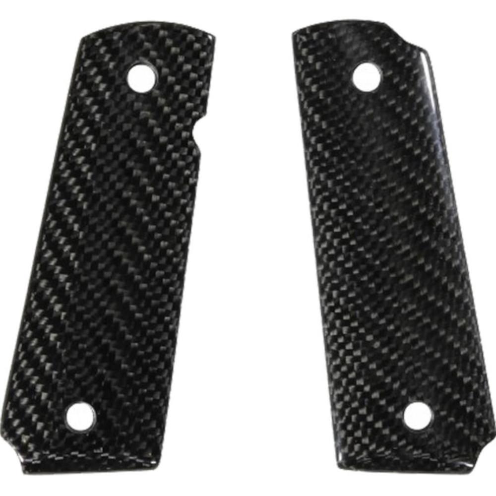 Bullseye North Pachmayr Custom Series Carbon Fiber Grips 1911 Smooth