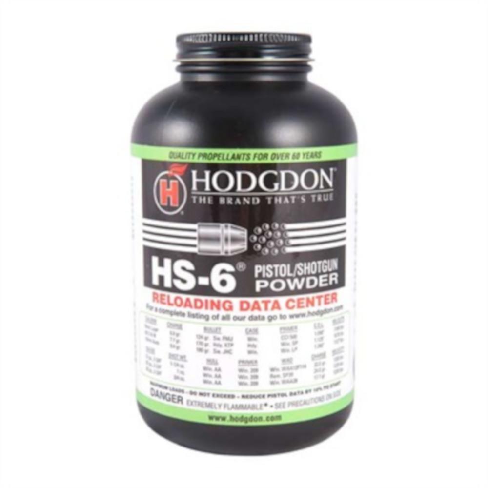  Hodgdon Hs- 6 Pistol/Shotgun Powder - 1lb Container