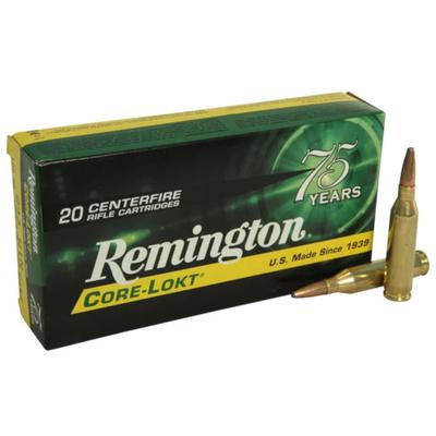 Remington Core-Lokt Ammo 243 Winchester 100gr Core-Lokt Pointed SP 27802 - Box of 20