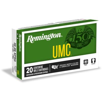 Remington UMC Ammo 30-06 Springfield 150gr FMJ 23699 - Box of 20