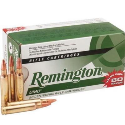 Remington UMC Ammo Value Pack 223 Remington 55gr FMJ - Box of 50