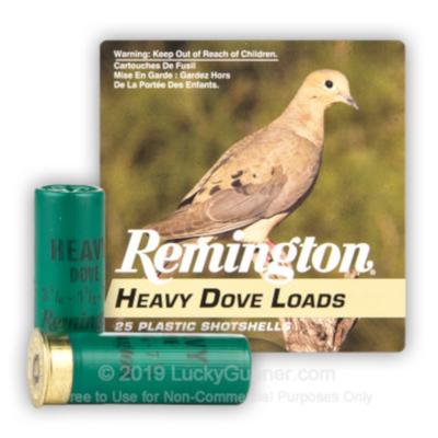 Remington Heavy Dove Ammo 12 Gauge 2.75
