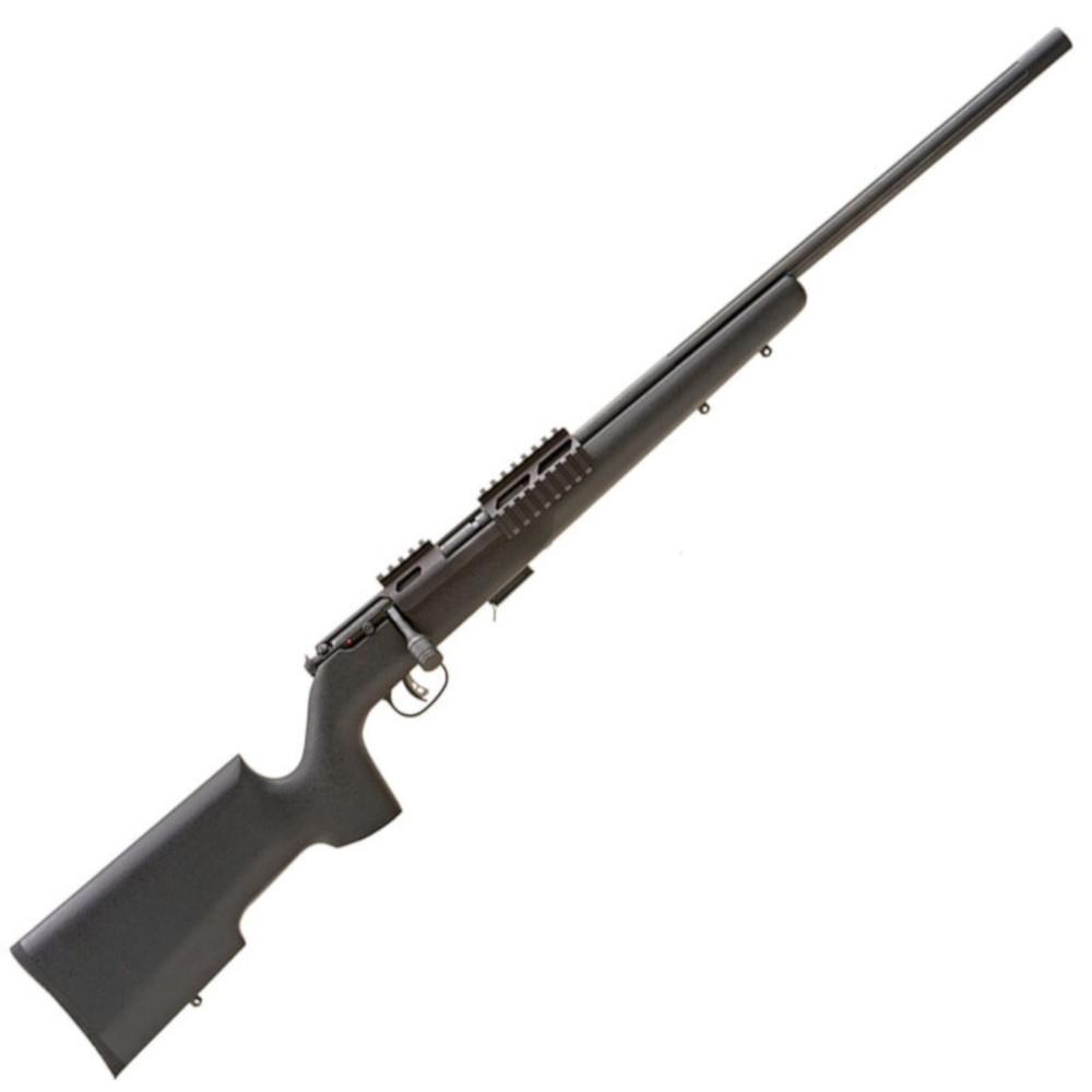 Bullseye North Savage MK II TRRSR Bolt Action Rifle 22LR 22" Threaded Barrel Matte Black Wood