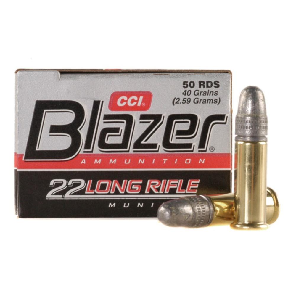  Cci Blazer Brass Ammo .22lr 40gr Lrn 0021 - Box Of 50