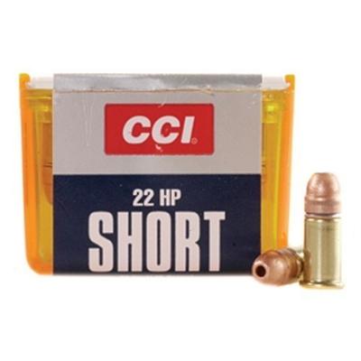 CCI Ammo .22 Short 27gr Copper-Plated HP - Box of 100