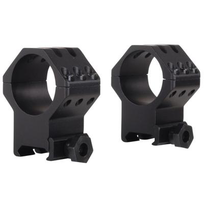 Weaver Tactical 6-Hole Weaver Rings, 30mm Extra High, Matte Black 48354