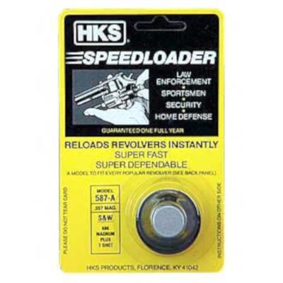 HKS Speedloader .357 Mag Black For S&W 686 Taurus 617 587A 7 Shot