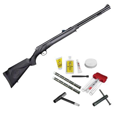 Thompson Center Impact Starter Kit Muzzleloading Rifle 50 Caliber Synthetic Stock Black 26