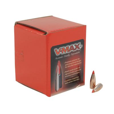 Hornady (QTY 100) V-Max Bullets 243 Caliber 6mm (243 Diameter) 58gr BT 22411