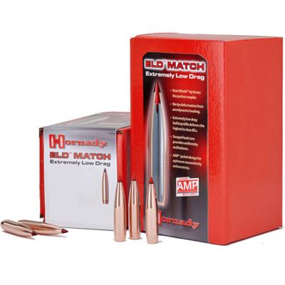 Hornady 30 Caliber Bullets 308 Diameter 168gr ELD Match BT 30506 - Box of 100