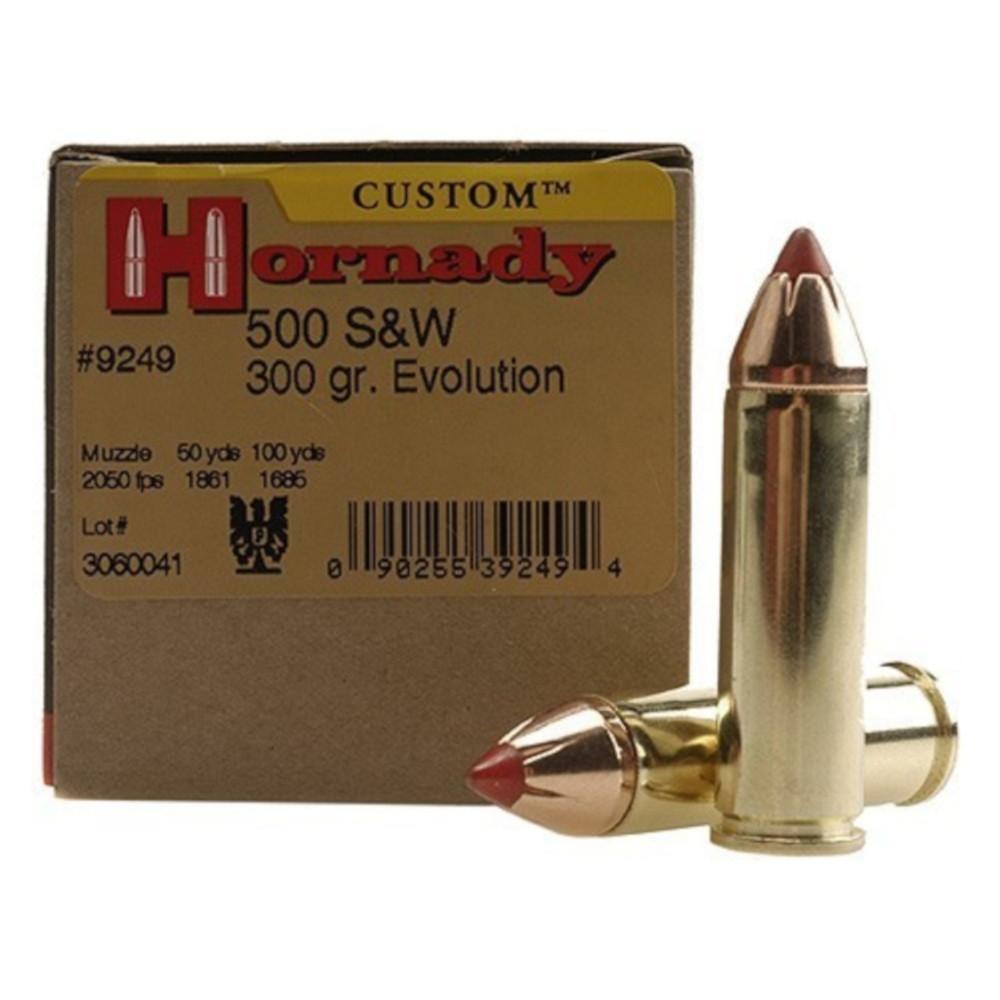  Hornady Custom Ammo 500 S & W Magnum 300gr Flex Tip Expanding - Box Of 20