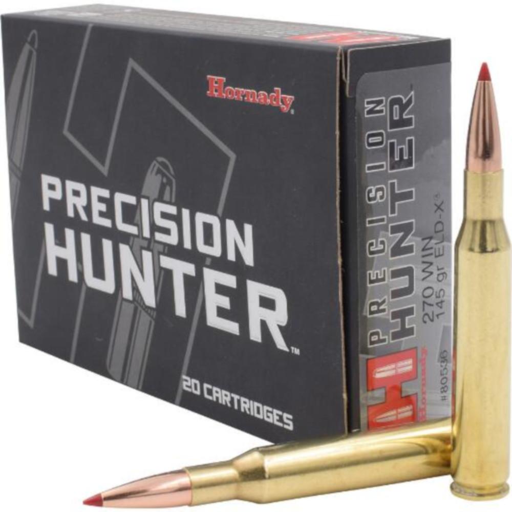  Hornady Precision Hunter Ammo 270 Winchester 145gr Eld- X - Box Of 20