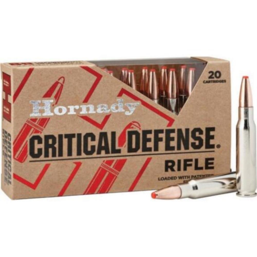  Hornady Critical Defense Ammo 308 Winchester 155gr Flex Tip Expanding - Box Of 20