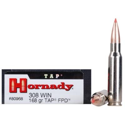Hornady TAP Personal Defense Ammo 308 Winchester 168gr Polymer Tip - Box of 20