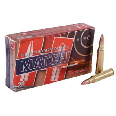 Hornady Superformance Match Ammo 5.56x45mm NATO 75gr HP BT Match - Box of 20