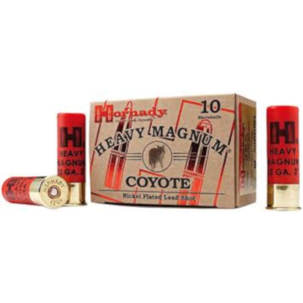 Bullseye North Hornady Heavy Magnum Coyote Ammo 12 Gauge 3" 11/2 oz BB Nickel Plated Shot
