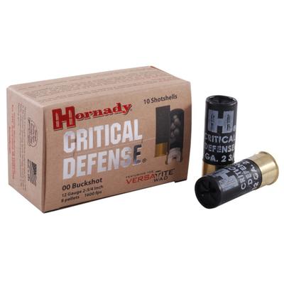 Hornady Critical Defense Ammo 12 Gauge 2-3/4