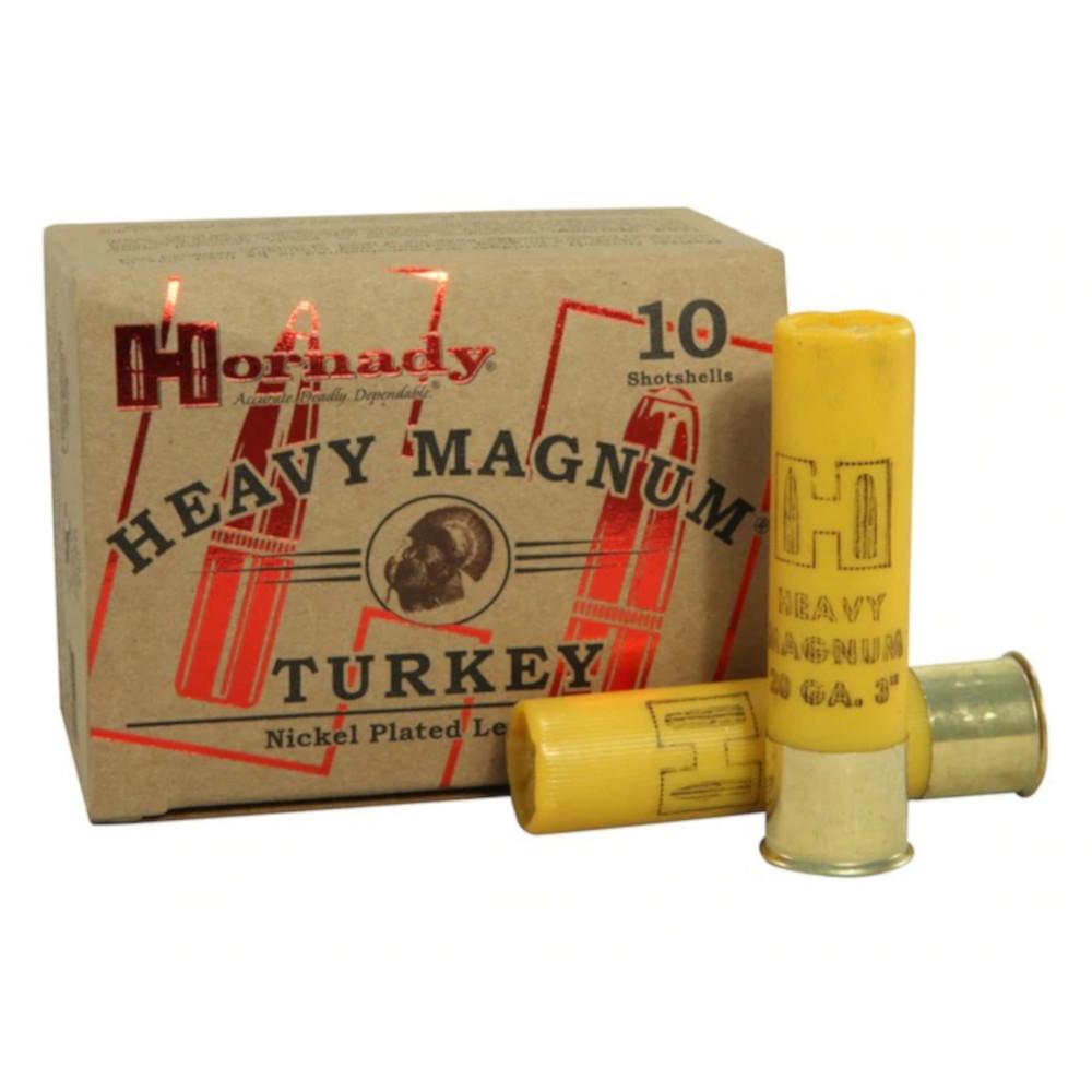 Bullseye North Hornady Heavy Magnum Turkey Ammo 20 Gauge 3" 5 Nickel Plated Shot 86248 Box
