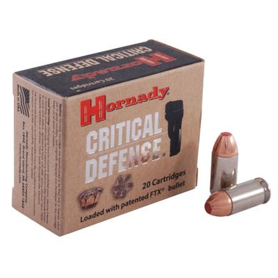 Hornady Critical Defense Ammo .45 ACP 185gr Flex Tip eXpanding - Box of 20