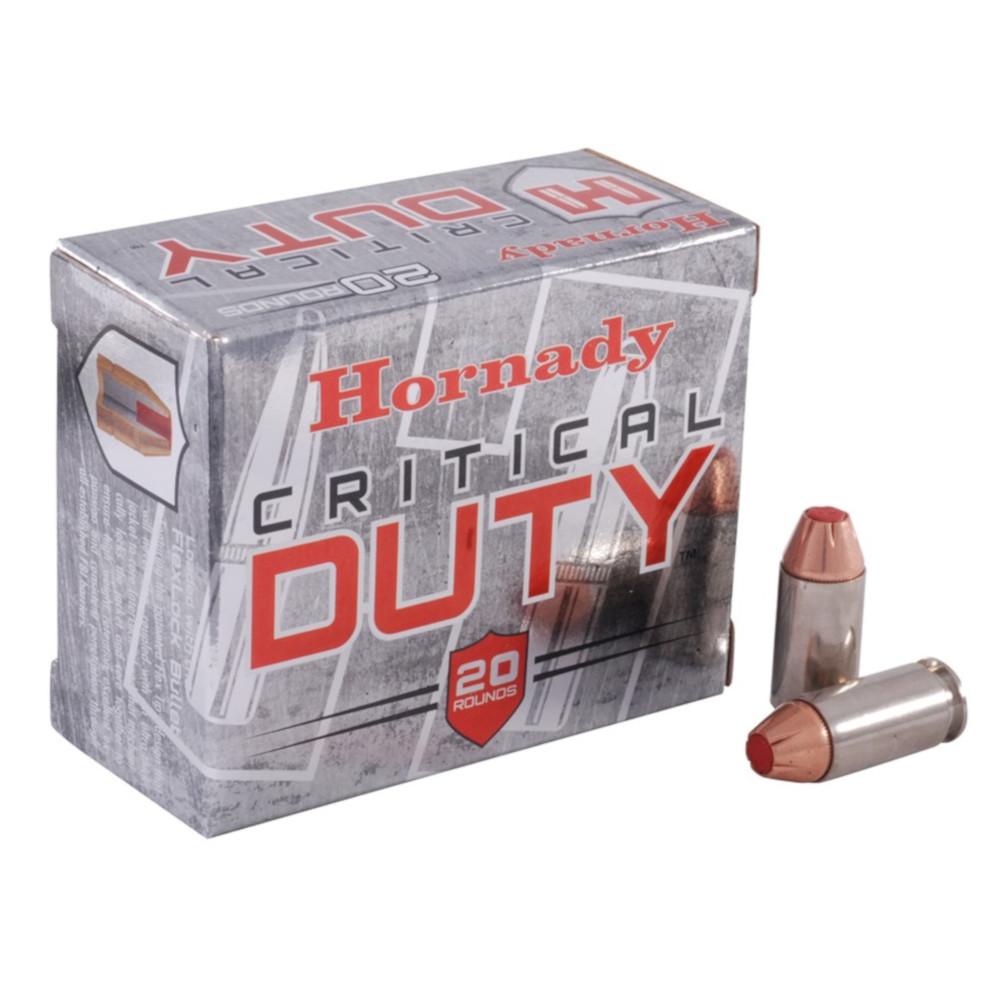  Hornady Critical Duty Ammo 40 S & W 175gr Flexlock - Box Of 20