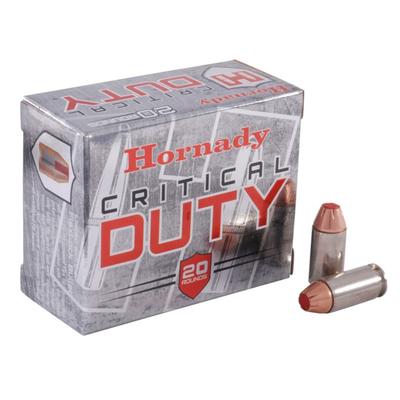 Hornady Critical Duty Ammo 40 S&W 175gr FlexLock - Box of 20