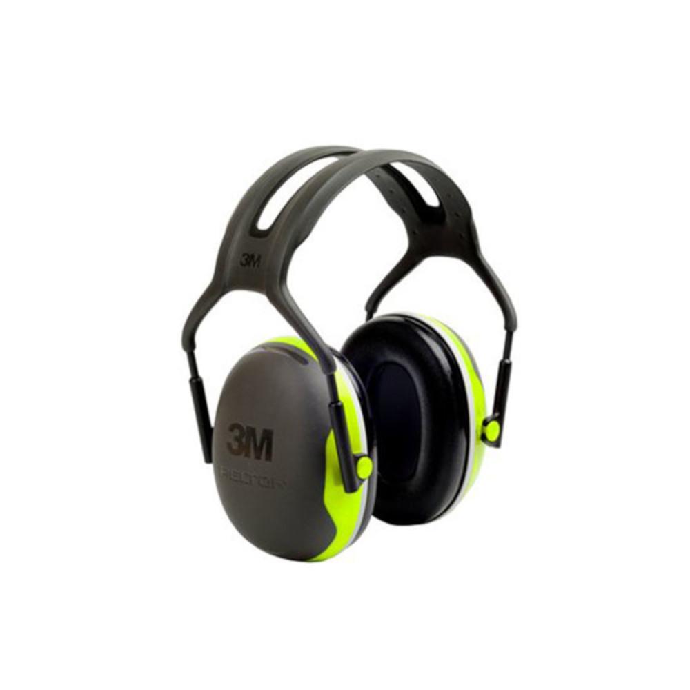  3m Peltor X4 Ear Defenders Earmuffs (Nrr 27db) Black/Chartreuse X4a