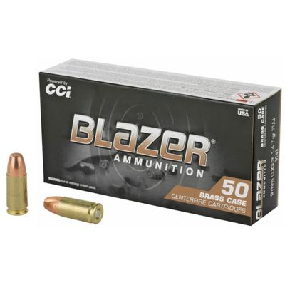 CCI Blazer Brass Ammo 9mm Luger 147gr FMJ 5203 - Box of 50