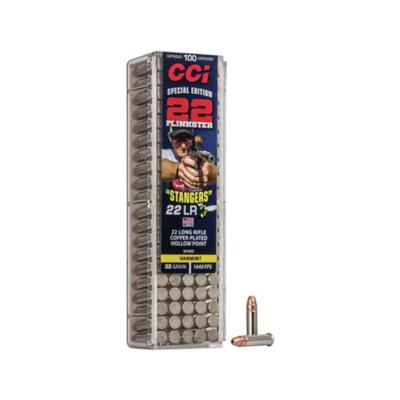 CCI Stinger 22 Plinkster Special Edition Stangers Ammo 22LR 32gr Plated Lead HP - Box of 100