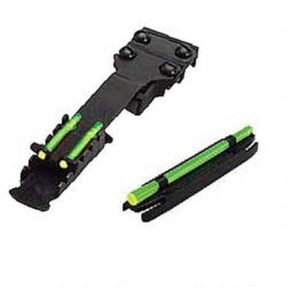 Bullseye North Hi Viz Front Rear Sight Set Shotgun Fiber