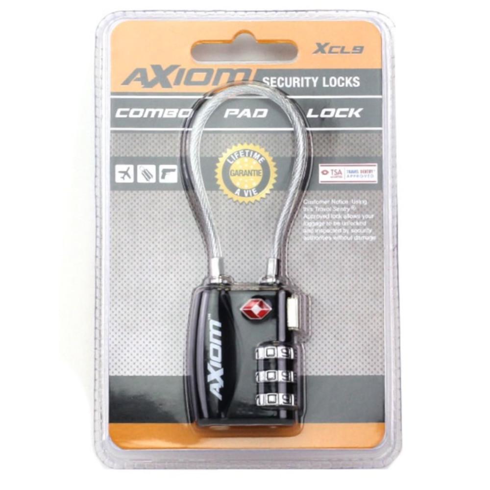  Axiom 30mm Cable Lock Black Xcl9