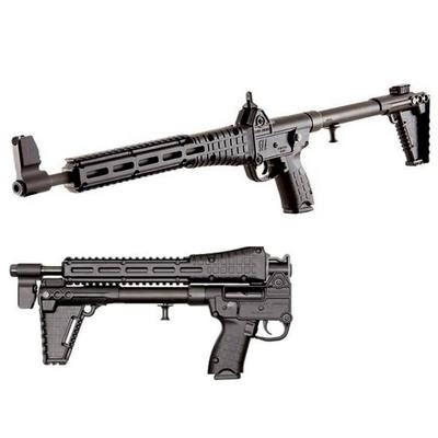 Kel-Tec Gen2 SUB-2000 Rifle 9mm, Uses Glock Magazine, Black